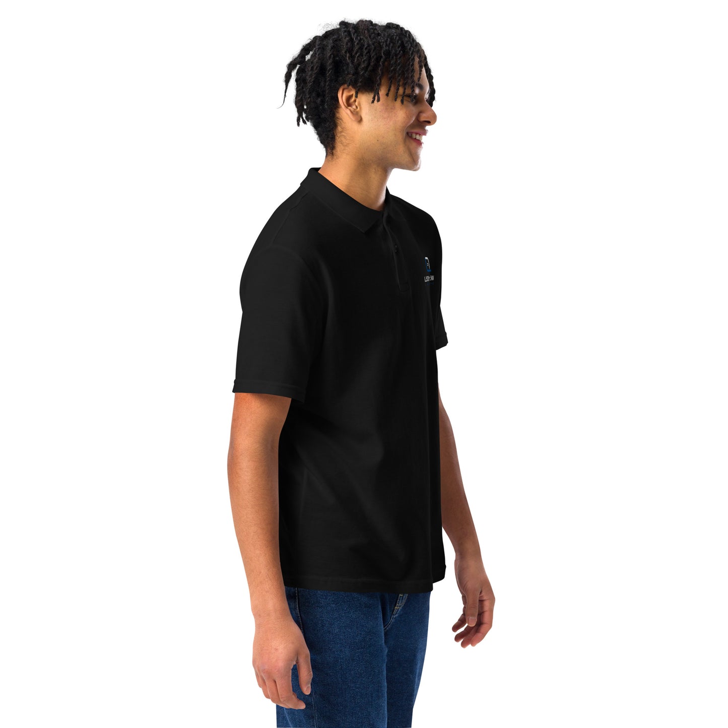 Lock n Loan - Black polo shirt