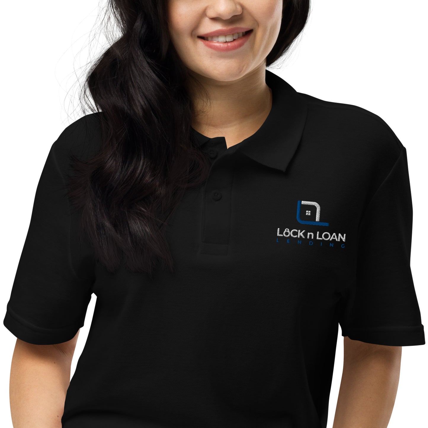 Lock n Loan - Black polo shirt